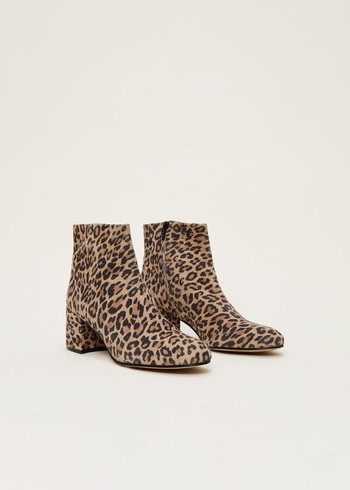 Phase Eight Animal Print Boots Multicolor Canada | GPSAWE-081